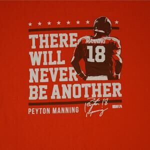 Payton Manning There Will Never Be Another T-Shirt Tennessee Volunteers Mens 3XL
